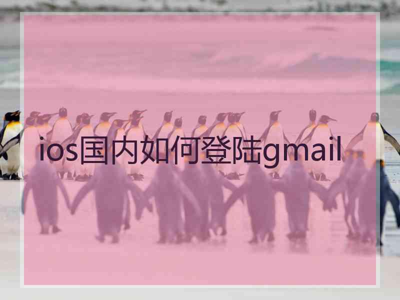 ios国内如何登陆gmail